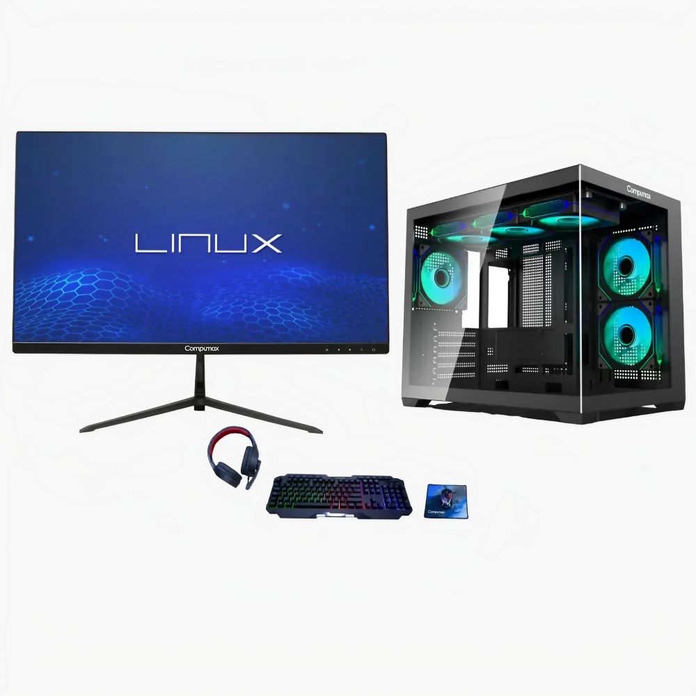 Computador Gamer  AMD RYZEN 5 5600GT  32GB SSD 500GB   Refrigeración Liquida 240MM Fuente 850W  CERTIFICADA 80 PLUS BRONZE  Monitor IPS 32" 165HZ